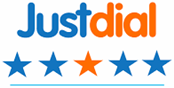 Rated 5 stars on JustDial